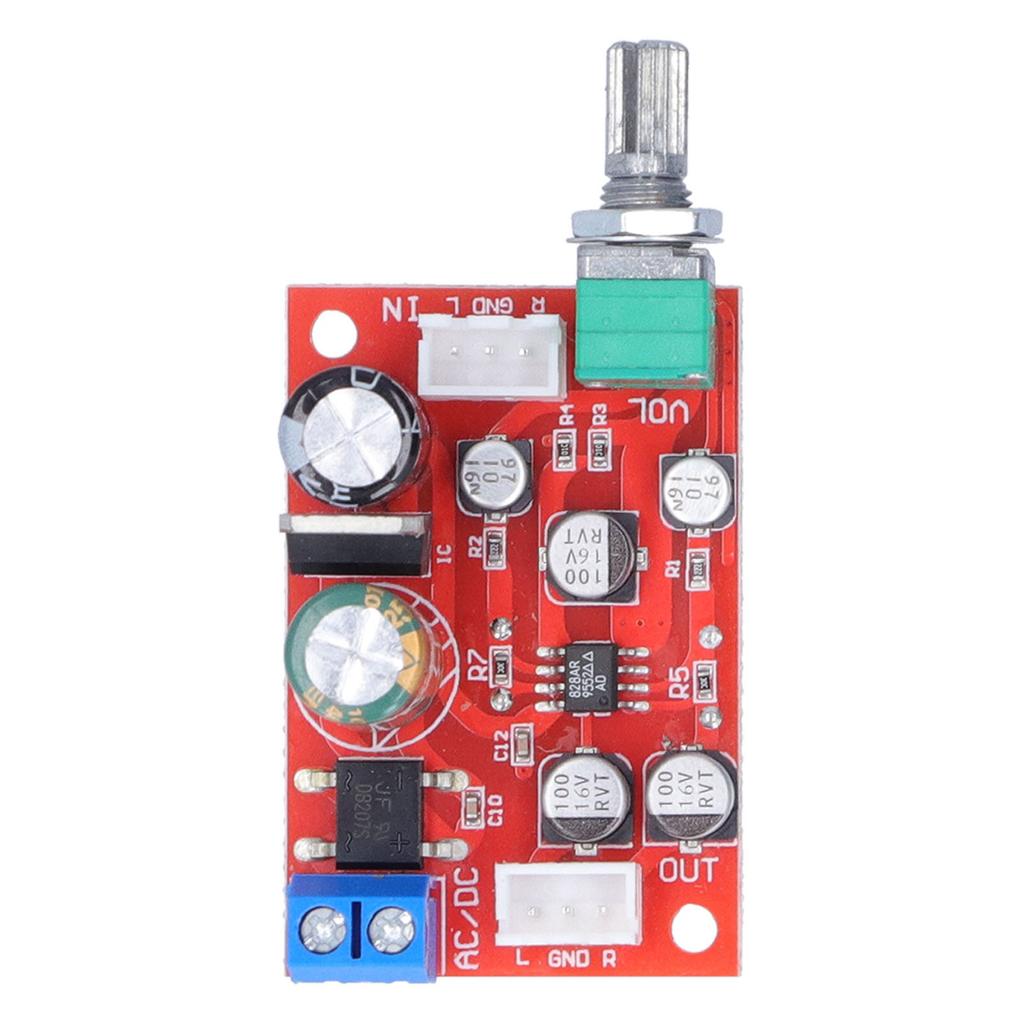 Плата предусилителя, одиночный модуль усилителя мощности, усилитель сабвуфера с потенциометром громкости AD828