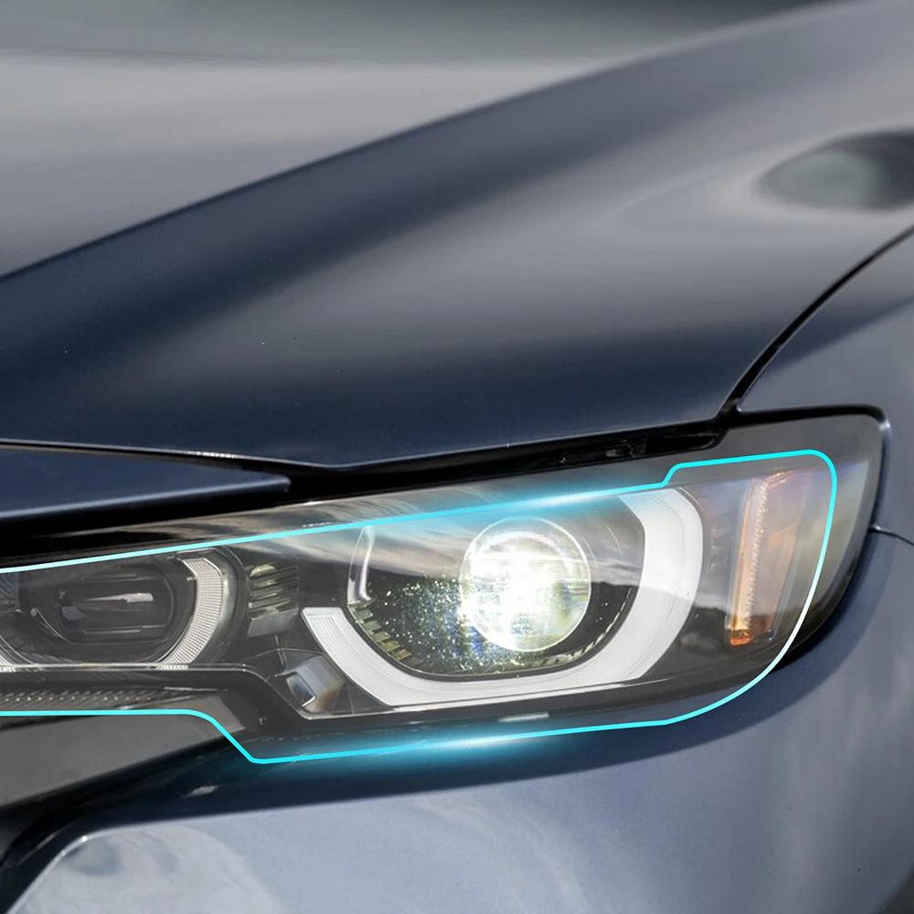 Pre-Cut Clear TPU Paint Protection Film for Mazda CX-50 2023 Up Headlight Rearview Mirror B C Pillars