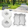 DIY Path Maker Paving Cement Brick Mold Outdoor Courtyard Garden Stone Road Manually Concrete Carving Pavement Tool