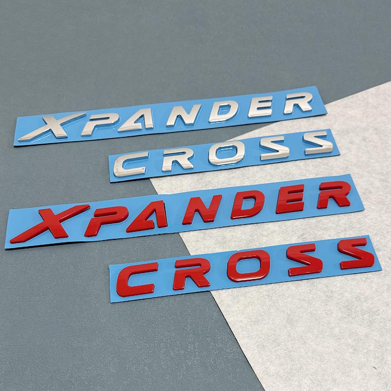 ABS Car Body Side Sticker Emblem Badge for Mitsubishi XPANDER CROSS Auto Rear Trunk Decal Exterior Accessories LK2