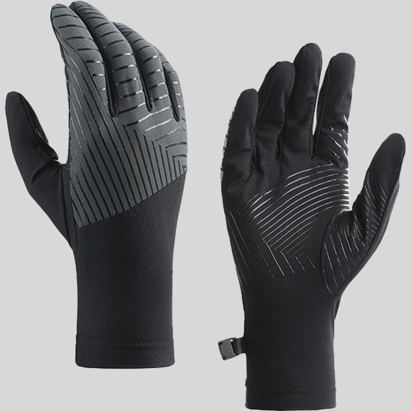 Spring Summer Men's Sunscreen Non-slip Touch Screen Mountaineering Breathable Cycling Gloves