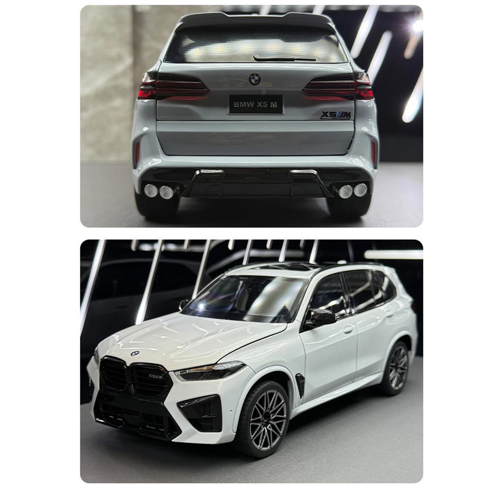 1/18 BMW X5M 2025 Внедорожник Сплав Модель автомобиля Литые Металлические Внедорожники Модель автомобиля Высокая Симуляция Коллекция Детская Игрушка Подарок