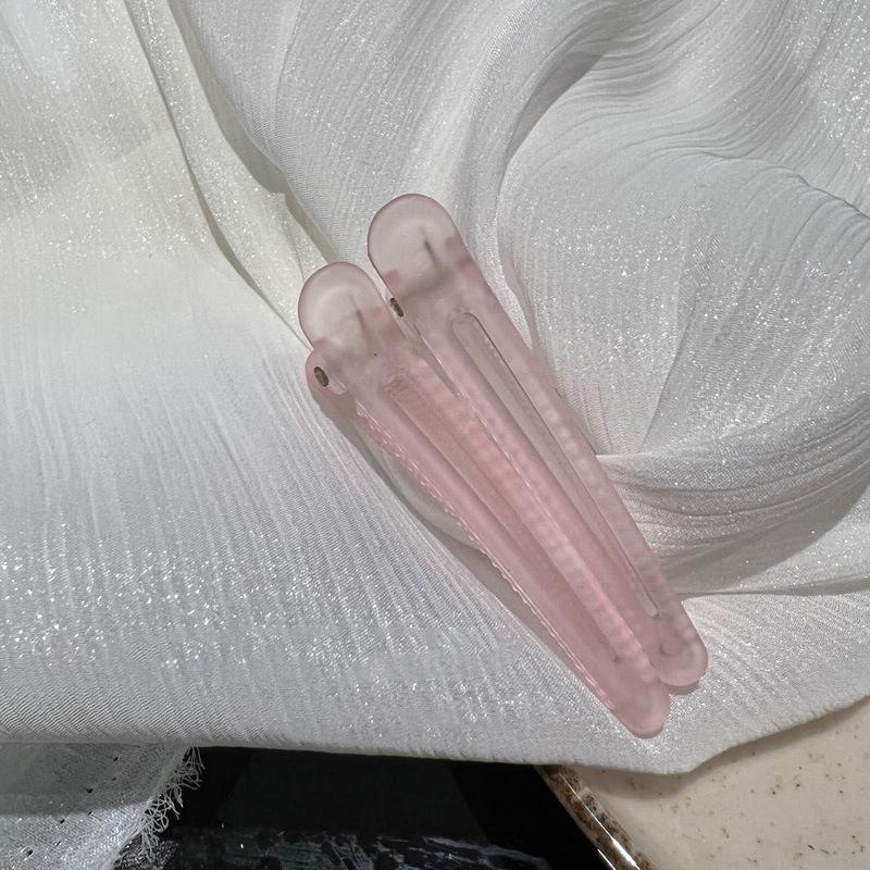 2 шт. Матовые зажимы-уточки Разноцветные Заколки для фиксации волос Заколки для челки Парикмахерские заколки Аксессуары для головных уборов