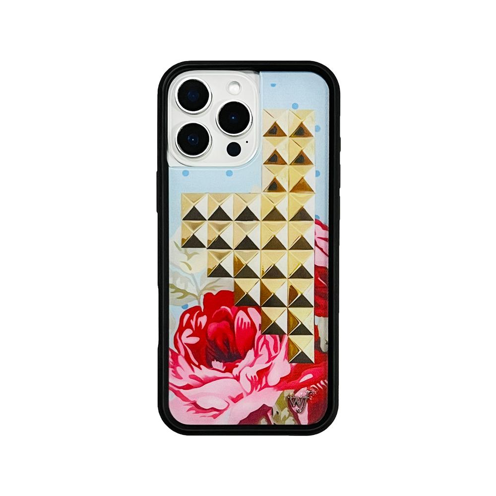 Мода Дикие цветы 3D Ивовый ноготь Розовые чехлы для iPhone 12 13 14 15 16 Pro Max Plus 17 pro Ковбойская пэчворк ткань wf Чехол для телефона