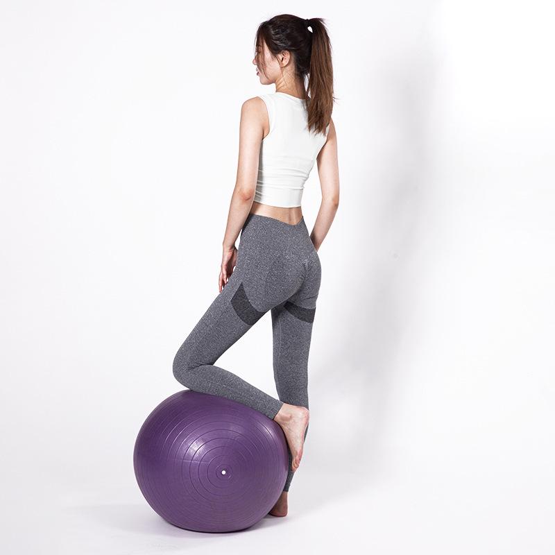 Peach Hip Yoga Pants: Women's High Waist, Hip-Lifting, Seamless, Nine-Point Running Tights