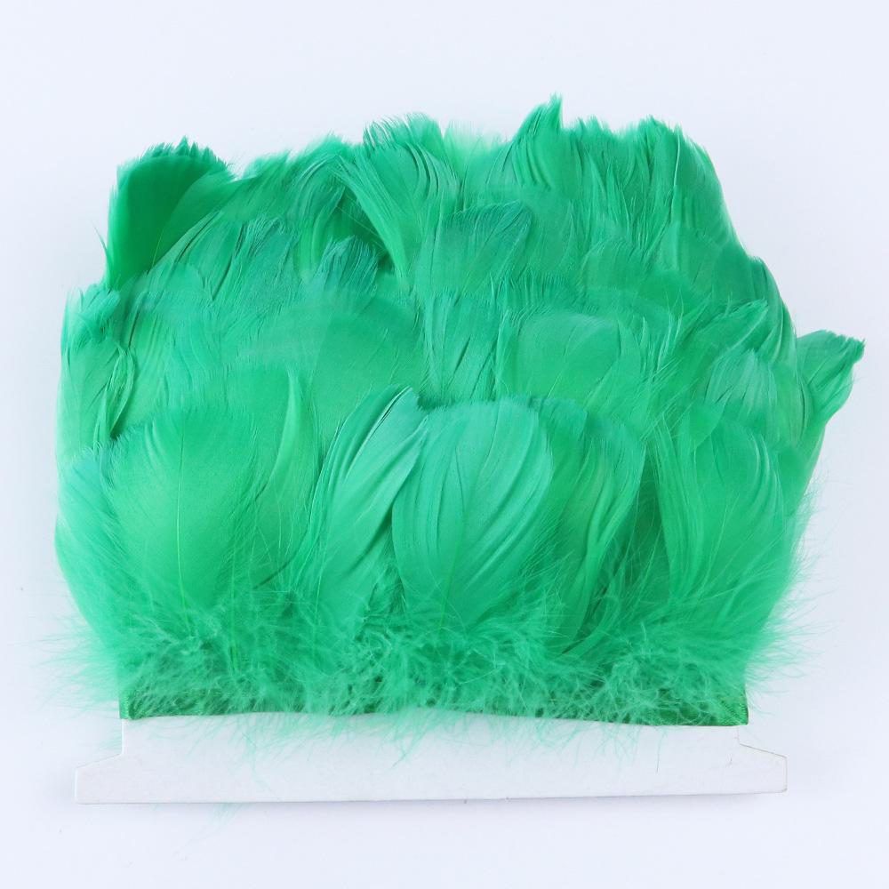 Средний плавучий край ткани 8-10 см, реквизит для сценической съемки, многоцветное гусиное перо 