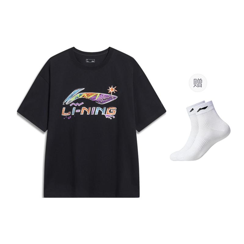 Спортивная коллекция Li Ning Футболка мужская Черная AHSU745-1