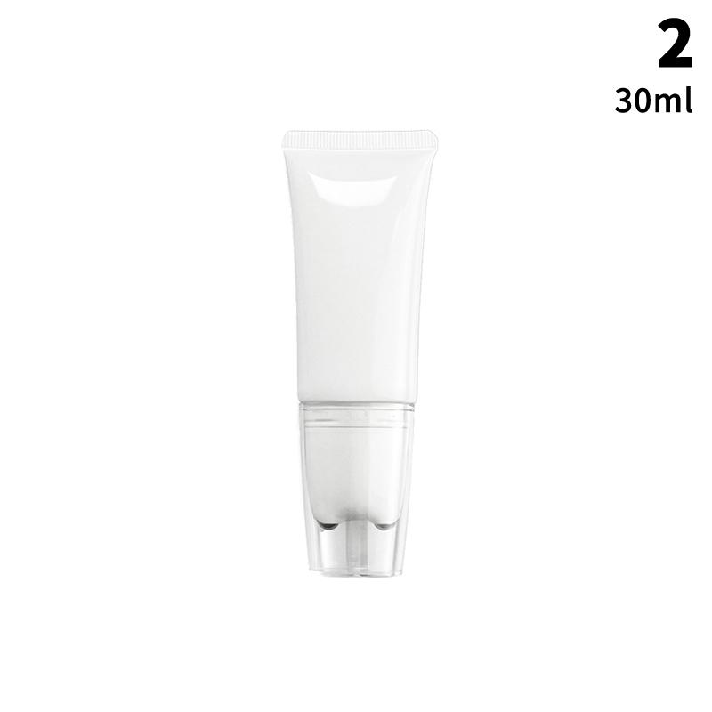 1Pcs 30Ml Cosmetic Flat Hose Duck Tongue, Brush Head, Silicone Roller Flat Cap Empty Bottle