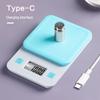 Точные электронные кухонные весы для взвешивания продуктов с зарядкой TYPE-C