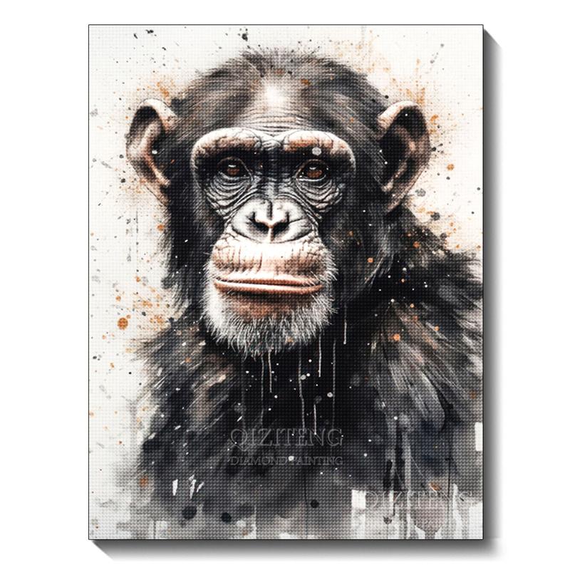 Черно-белая картина с изображением животных, алмазная живопись, собака, 5D, полная алмазная мозаика, вышивка крестом, набор для украшения дома своими руками