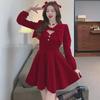 2022 Autumn/Winter Shawl Suspender Dress Two-Piece Suit: Elegant New Year & Christmas Style