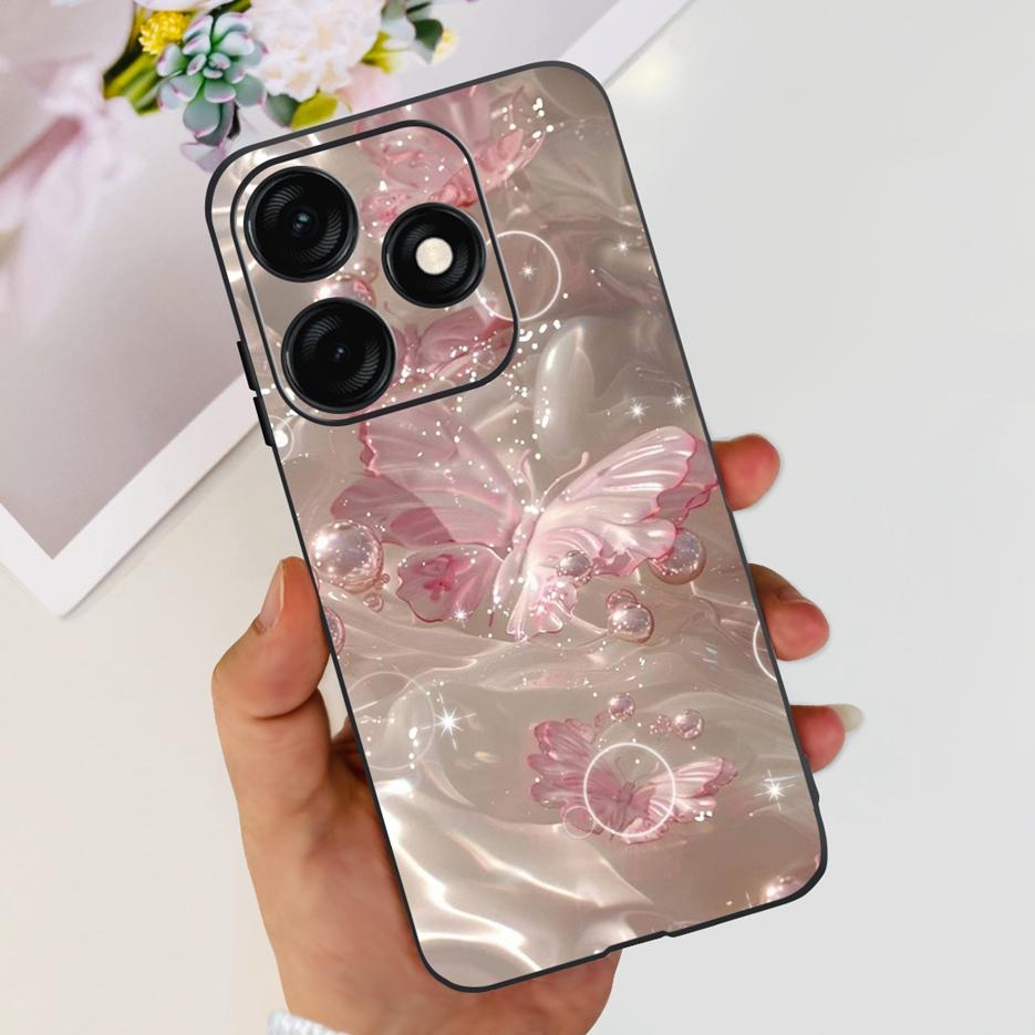 Чехол для Tecno Spark 20C BG7n BG7 Стильный окрашенный чехол Мягкий ТПУ Матовый чехол для телефона Для Tecno Spark 20 Pro Plus Spark20 20C Бампер