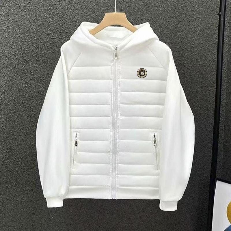 2025 Hooded Zip-up Cotton Jacket Men Women High Quality Letter Print Slim Fit Warm Coat