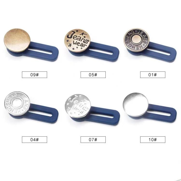 Adjustable Pants Button Waist Extender Alloy Detachable Jeans Clip