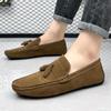 Size 48 Loafers Men Casual Shoes Tassel Brogue Big Size Driving Shoes Men Loafers Moccasins Breathable Slip On Loafers for Men