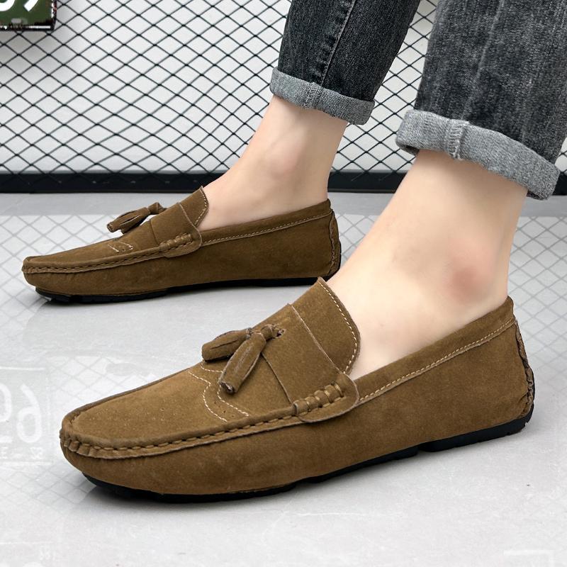 Size 48 Loafers Men Casual Shoes Tassel Brogue Big Size Driving Shoes Men Loafers Moccasins Breathable Slip On Loafers for Men