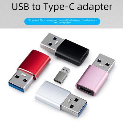 Адаптер для кабеля для зарядки из алюминиевого сплава USB 3.0 Type-C Female на USB-A Male