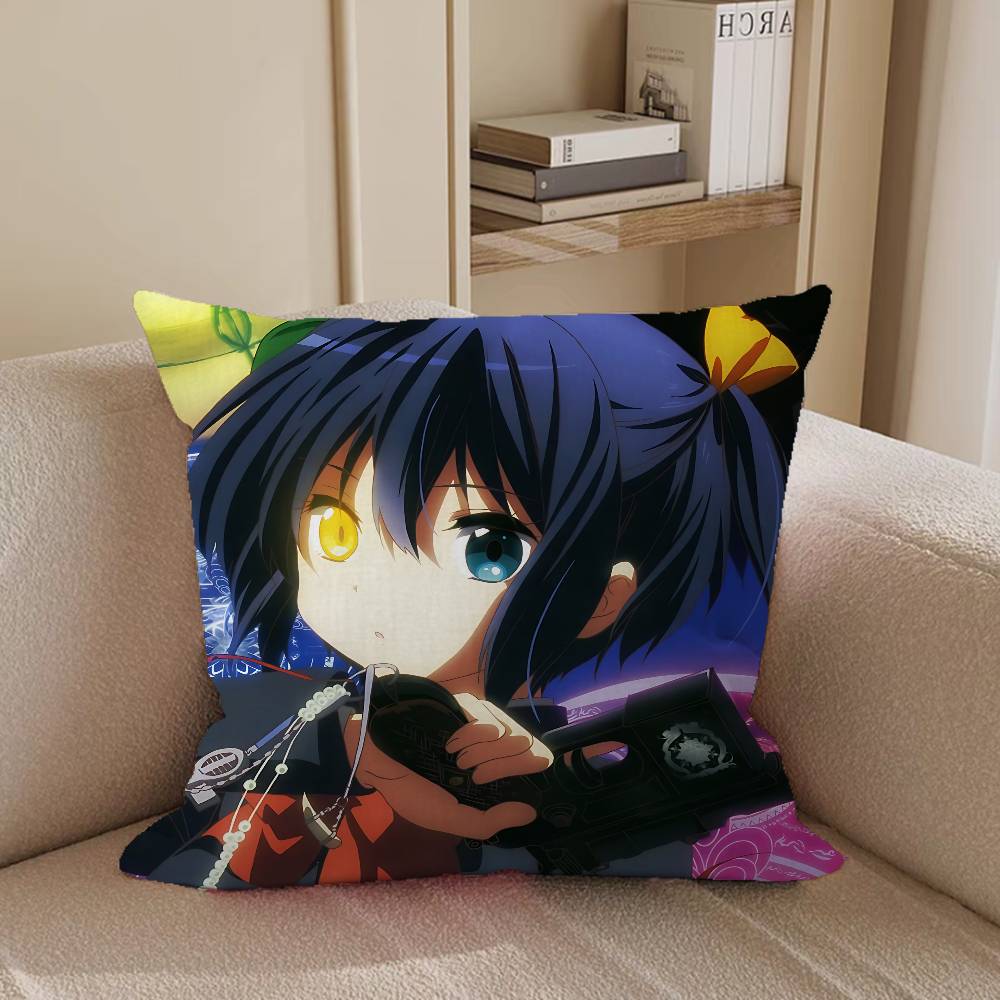 Чехол для подушки Chuunibyou R-Rikka TakanashiS Cell Съемный Стирающийся Чехол для Подушки – Всесезонный Мягкий Лен