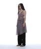 Partimento Woman Floral Pleated Sheer Midi Dress_Black