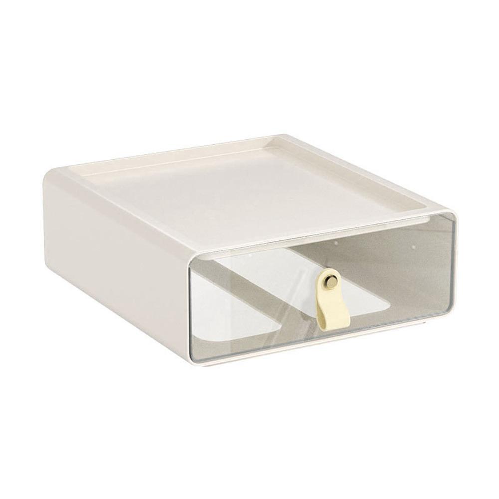 Transparent Material Drawer Storage Box Large Capacity Stackable Storage Bins Home