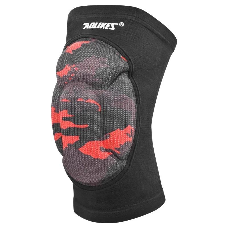 Knee Protective Sponge Thick 1pair Pads Knee Brace High Elastic Nonslip Basketball Volleyball Knee Sleeves Support