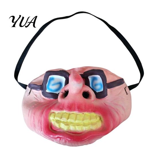 Funny Animal Masque Dog Masque, PU Foam Scary Pet Face Costume, Realistic Mouth Creative Photography Props with Elastic Band for Dress Up, Holiday