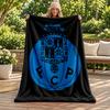 FC Porto blanket Flannel Blanket Soft Cozy Plush Throw for Sofa Bed Lightweight Home Decoration Gifts for Christmas various holidays