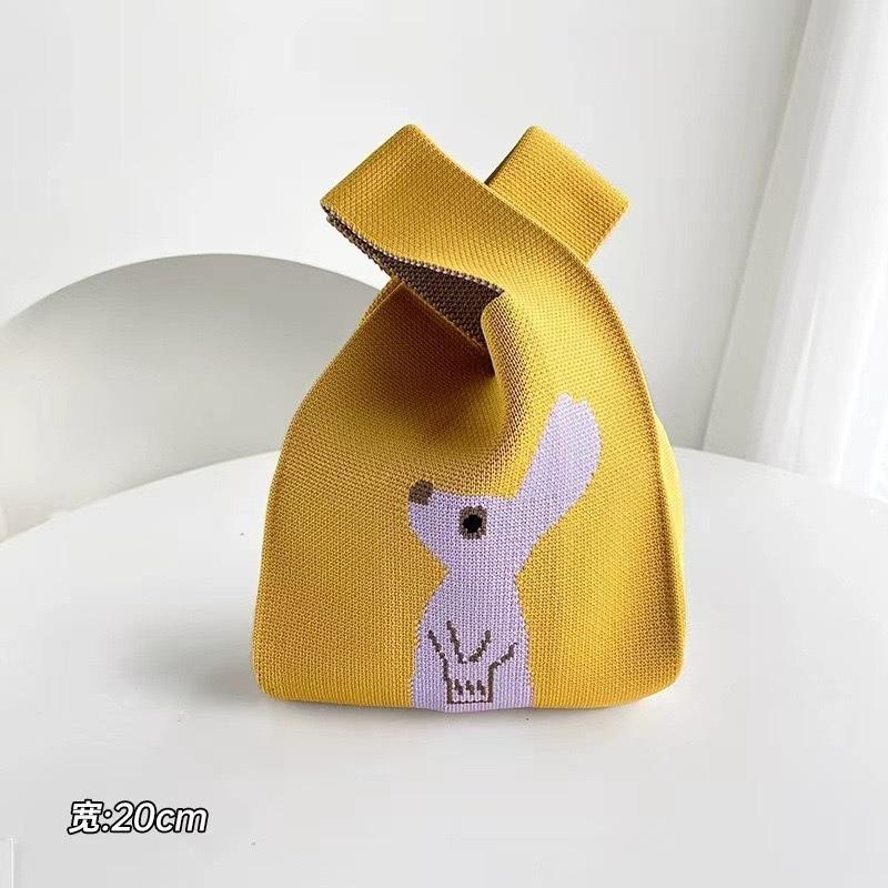 Вязаная сумка, подарочная сумка, сувенир, плетеная сумка, модная сумка на запястье, дамская сумочка, женская сумка-ведро.