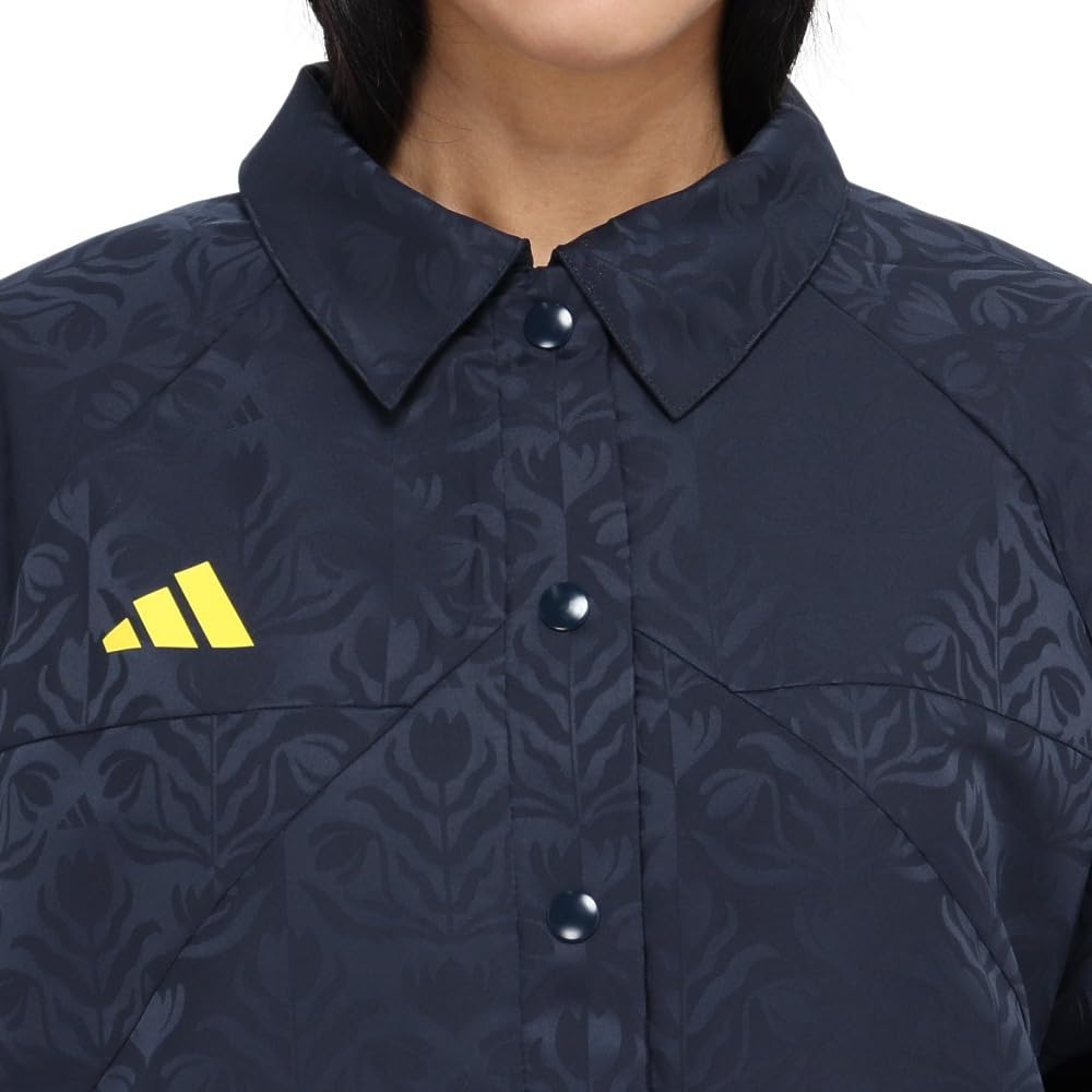 Тренерская куртка Adidas Tiro, Женская KKP06, Чернильный Аврора/Ярко-желтый (KB7635), Размер M
