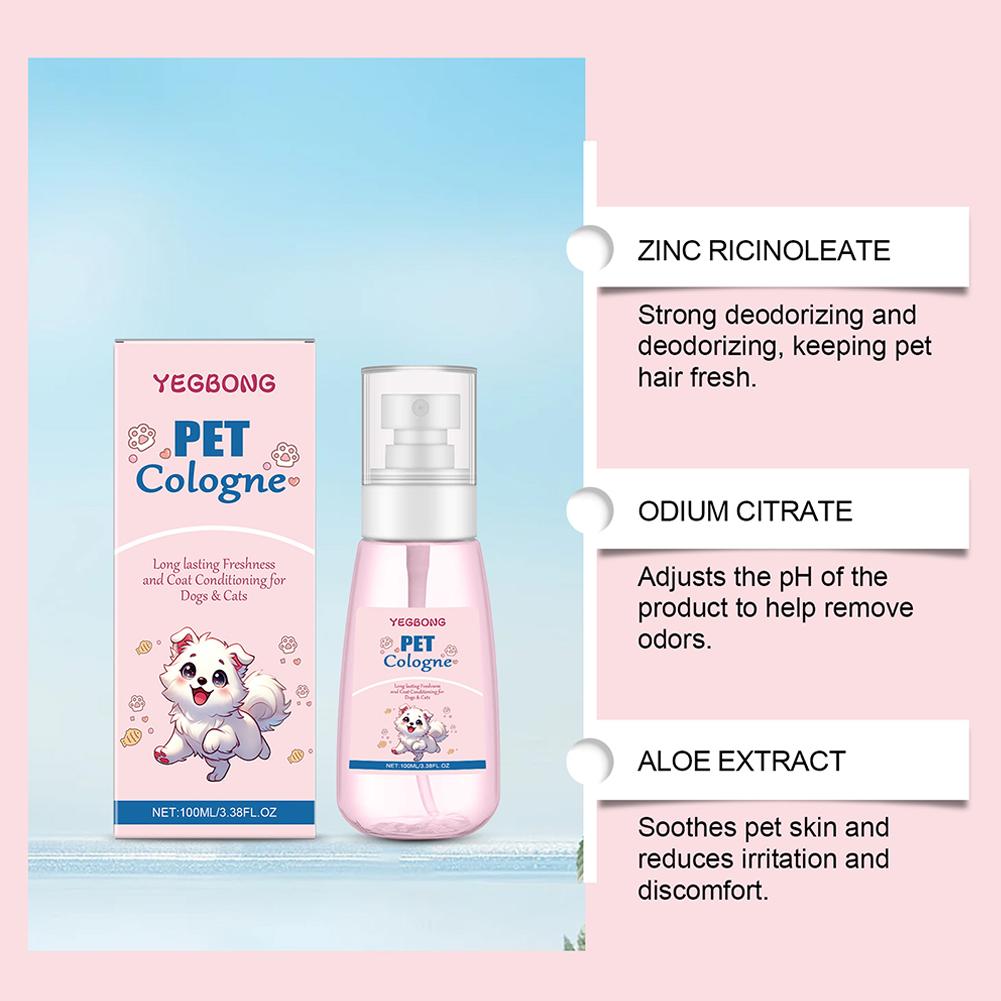 Deodorizing Dog Spray Mild Kitten Odor Removal Natural Deodorizer Perfume Spray For Dogs Cats Lasting Odor Control Deodorant
