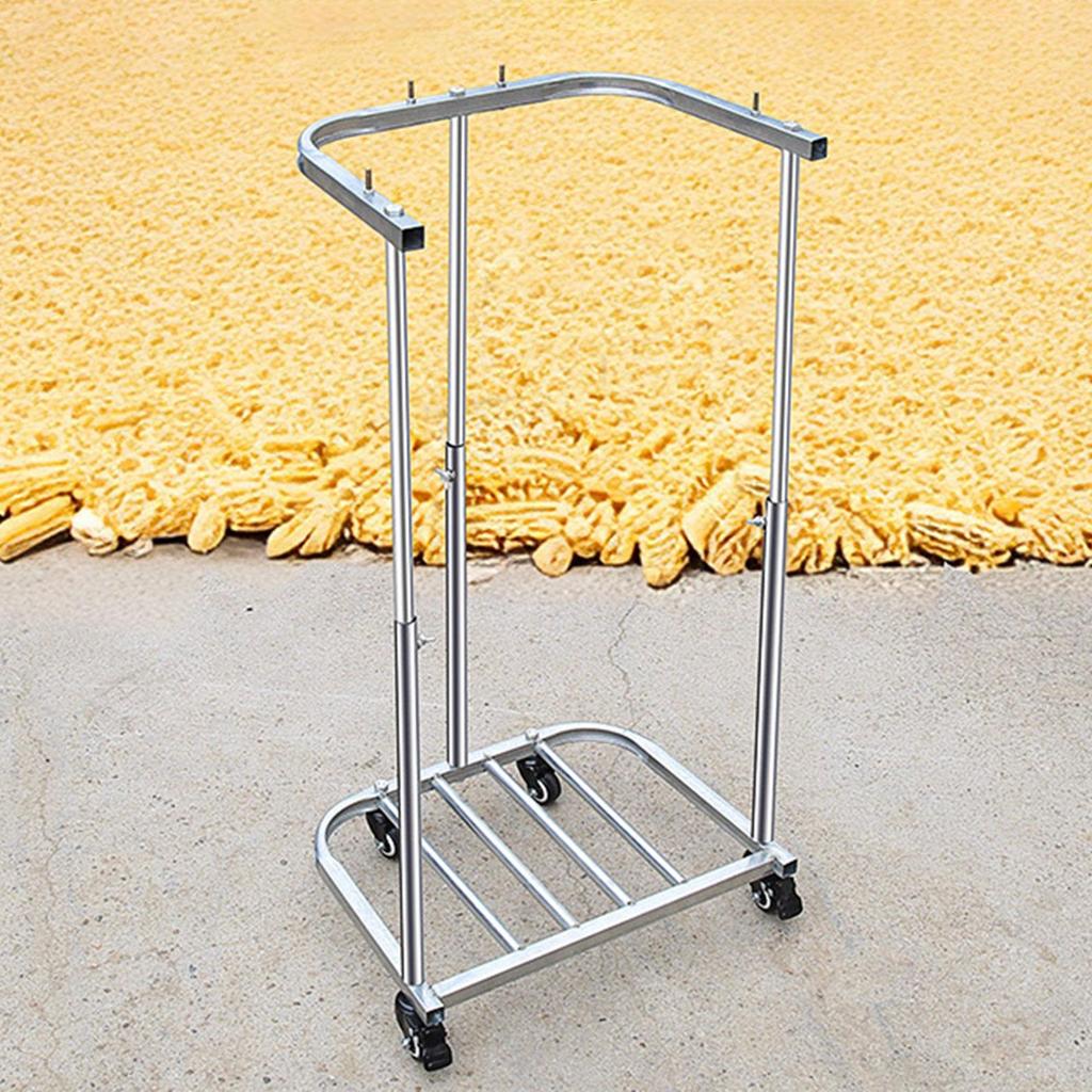 Holder Rack Rural Household Adjustable Stand Support Bracket for Garage Camping Courtyard Kitchen