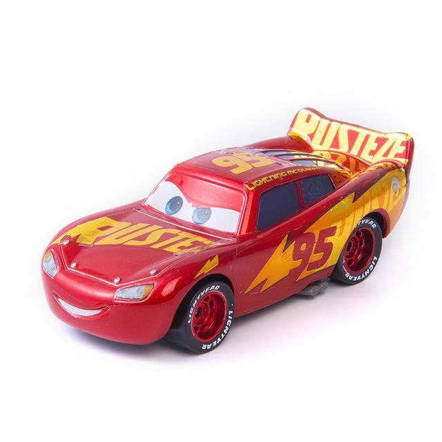 non-toxic Children Car Pixar Cars 3 Lightning McQueen Toys Jackson Storm The King Mater 1:55 Diecast Metal Alloy Model Car Kid Gift