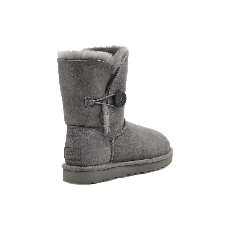 UGG Bailey Button Ii Boot Fleece Lined Gray Women's 1016226-GREY