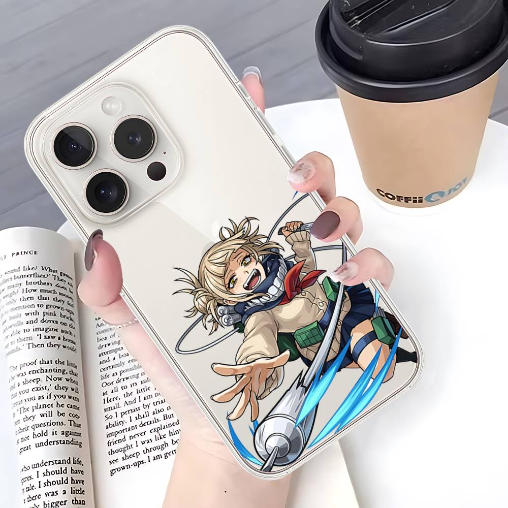 Чехол для телефона H-Himiko T-Toga Для IPhone 17 16 15 12 11 Pro Max 14 Plus 13 Mini Прозрачный Чехол Мягкий Funda