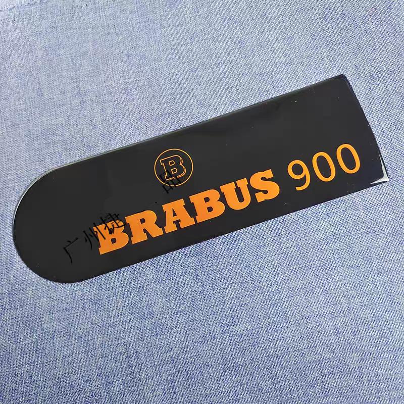 36x11cm Car Rear Trunk Spare tire protection cover Emblem Badge Pasted Sticker for BRABUS G63 G65 G400 G500 G350 800 900 G-class