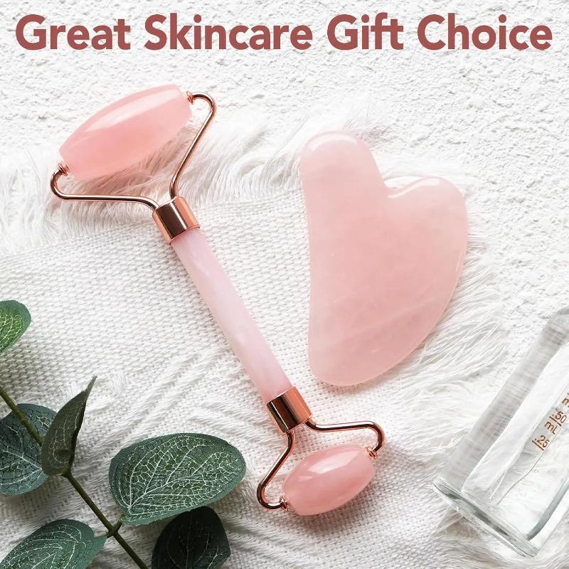 1pc/2pcs Guasha Scraper Facial Massager Gouache Scraper Face Massage Acupuncture Gua Sha Board Acupoint Eye Care SPA Detox Tool