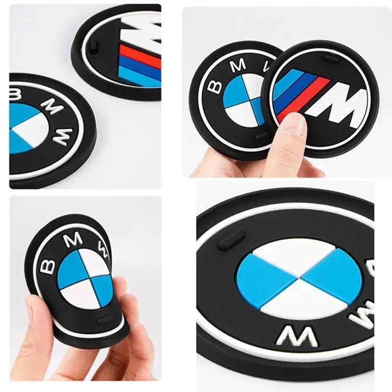 -Car Coaster Water Cup Bottle Holder Anti-slip Pad Mat for BMW E60 E70 E82 E88 E90 E92 F01 F10 F30 G01 G20 G21 G30 G11 F15 X5 X3
