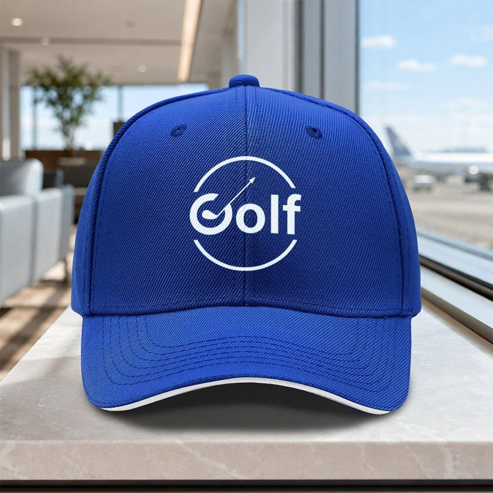 Adjustable Golf Sandwich Baseball Cap Lightweight Printed Unisex Hat for Outdoor Weddings Parties