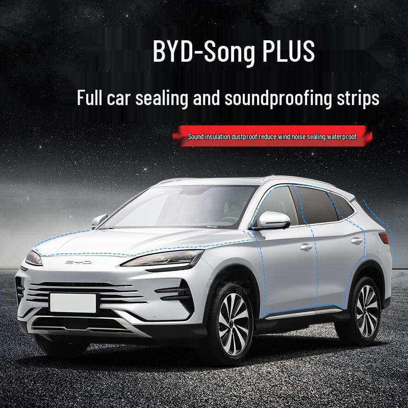 Звукоизоляционная уплотнительная лента для автомобилей BYD: Song PLUS, Qin PRO, Tang, Han DMi, Yuan UP, Dolphin