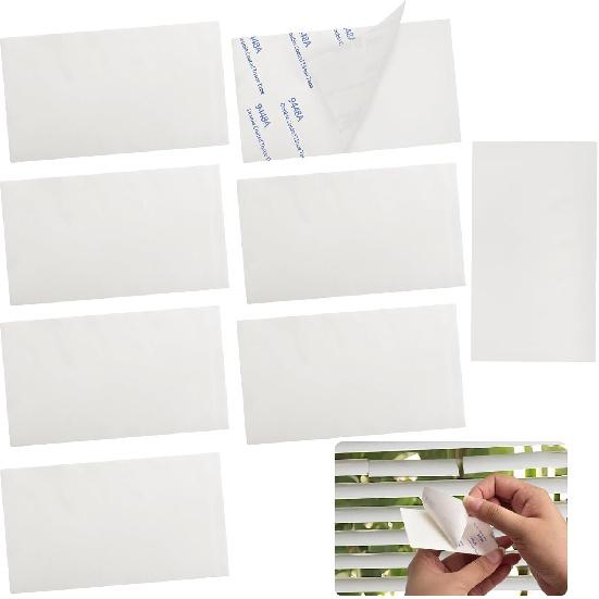 8 шт. Ремонтные вкладки для горизонтальных жалюзи Мини-набор для ремонта планок горизонтальных жалюзи Запасные планки для горизонтальных жалюзи Белые фиксаторы для горизонтальных жалюзи (1" Ш x 3"