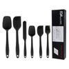Red Silicone Spatula Set Rubber Scraper 10-Piece Kitchen Baking Utensils for Cooking Stirring Suitable for Non-stick Pans