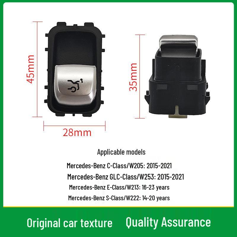 Tailgate Switch for Mercedes-Benz C-Class, E-Class, S-Class W205 W222 W253