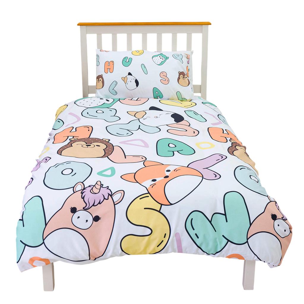 Двусторонний комплект пододеяльника с персонажами Squishmallows