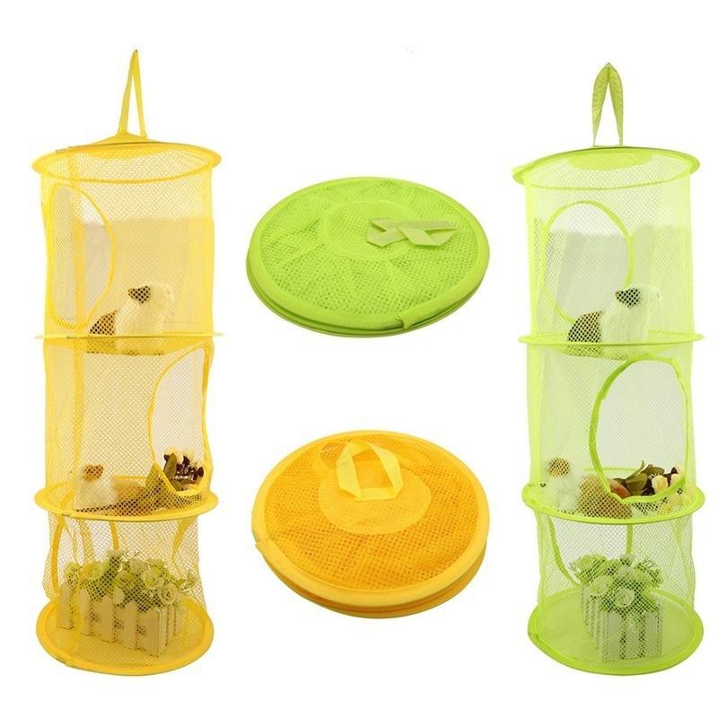 Нейлоновая сетчатая ткань подвесная корзина для белья корзина для хранения игрушек корзина для стирки грязной одежды