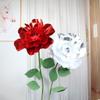 30/40/50cm Giant Rose Flower Head Shiny Artificial Flowers New Fake Foam Rose