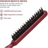 Anti Iron Comb, Wild Boar Bristle Curly Hair Brush, Natural Wood Hair Brush, Professional Salon Hairdressing Comb, Creating Fluffy Hair