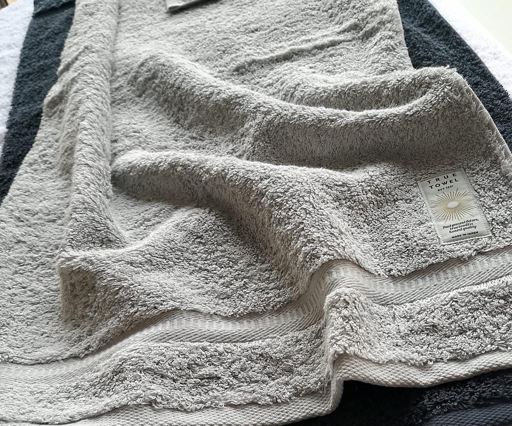 TRUE TOWEL классическое ОТЕЛЬНОЕ большое банное полотенце, Премиальное полотенце Имабари (Серый)