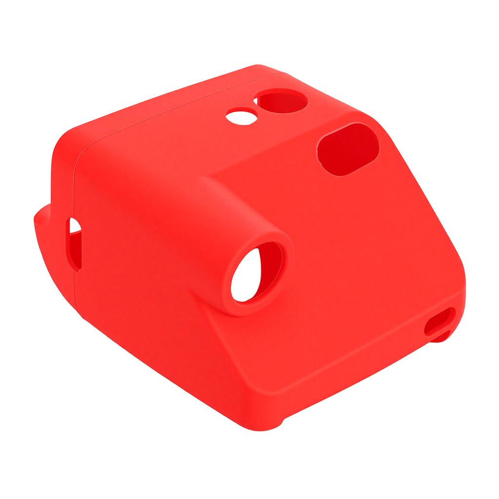 Case Fit for Polaroid Go Instant Camera Silicone Scratch Proof Instant Camera Protective Cover with Wrist Strap Red