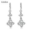 Lindon Copper Alloy Zircon Earrings Drop Earrings For Women Wedding Party Gifts