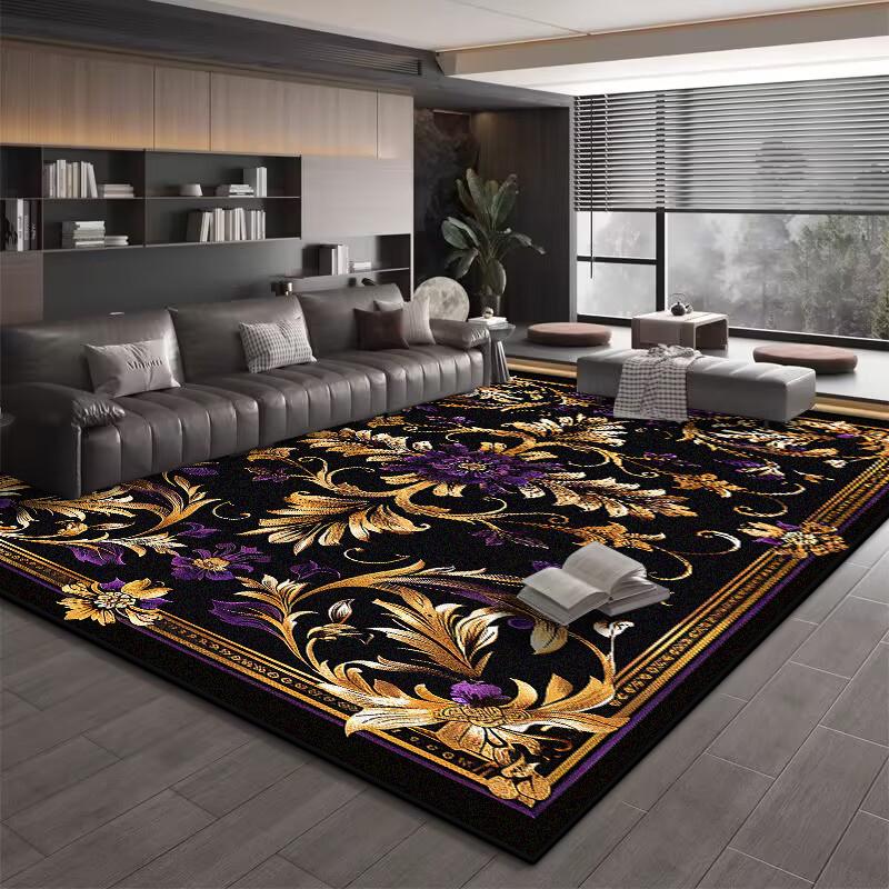 Ковер на пол для кухни в ретро европейском стиле Нескользящие ковры для украшения гостиной Домашние ковры большой площади Коврик для ковра для пола